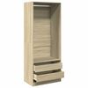 vidaXL Kleiderschrank Sonoma-Eiche 80x50x200 cm Holzwerkstoff