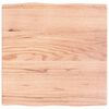 vidaXL Tischplatte 60x60x(2-4) cm Massivholz Behandelt Baumkante