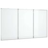 vidaXL Magnetisches Whiteboard Klappbar 180x80x1,7 cm Aluminium