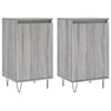 vidaXL Sideboards 2 Stk. Grau Sonoma 40x35x70 cm Holzwerkstoff