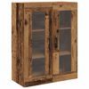 vidaXL Highboard 2 pcs Altholz Holzwerkstoff