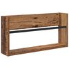 vidaXL Magazinregal mit Regal Altholz 60 x 12 x 30 cm Holzwerkstoff