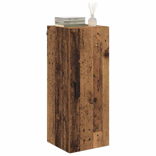vidaXL Wandschrank Altholz 34,5 x 34 x 90 cm Holzwerkstoff