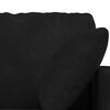 vidaXL Sofa 2 pcs Schwarz 228 x 78 x 80 cm Samt