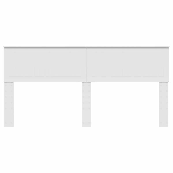 vidaXL Kopfteil Wei&szlig; 180 cm Holzwerkstoff