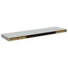 vidaXL Schweberegale 4 Stk. Betongrau 90x23,5x3,8 cm MDF