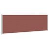 vidaXL Seitenmarkise Ausziehbar 200x614 cm Braun