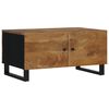 vidaXL Couchtisch 80x50x40 cm Massivholz Mango & Holzwerkstoff