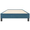 vidaXL Boxspringbett ohne Matratze Dunkelblau 100x220 cm Samt