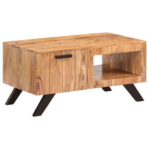 vidaXL Couchtisch Massivholz Akazie 90x50x45 cm