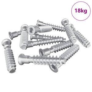 vidaXL Kopfschraube 2900 pcs Silber Stahl
