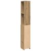vidaXL Badschrank Artisan-Eiche 25x25x170 cm Holzwerkstoff