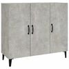 vidaXL Sideboard Betongrau 90x34x80 cm Holzwerkstoff