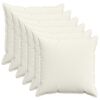 vidaXL Kissenbezug 6 stk. HOUTEN Creme 60 x 60 cm Cord