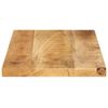 vidaXL Tischplatte 60x30x3,8 cm Rechteckig Raues Massivholz Mango
