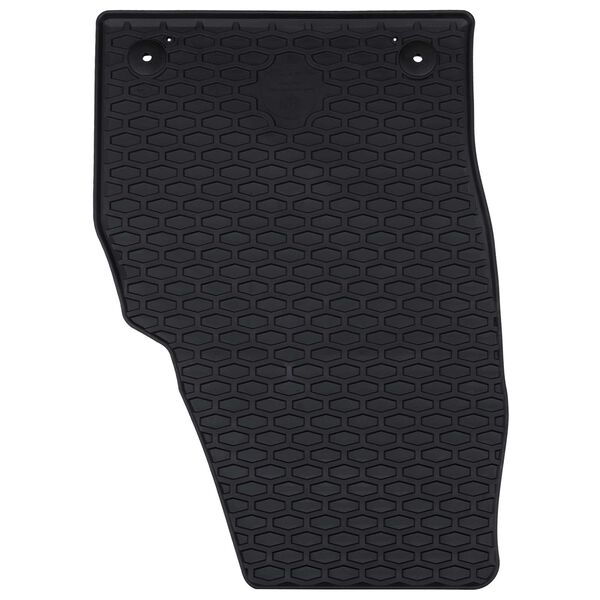 vidaXL Autofu&szlig;matte 4 pcs Schwarz VW POLO , TAIGO Gummi