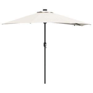 vidaXL Gartenparasol Sand 294 x 150 x 223 cm Stoff