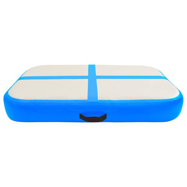 vidaXL Aufblasbare Gymnastikmatte mit Pumpe 60x100x10 cm PVC Blau