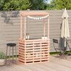 vidaXL Gartenbar mit Dach 112,5x57x195,5 cm Massivholz Kiefer