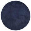 vidaXL Teppich Shaggy Hochflor NAVARRA Marineblau 160x160 cm Polyester