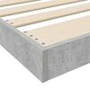 vidaXL Bodenbettrahmen Beton Grau 76,5 x 200 cm Holzwerkstoff