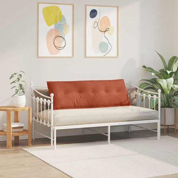 vidaXL R&uuml;ckenkissen Rot-Orange 140 x 50 cm Cordstoff