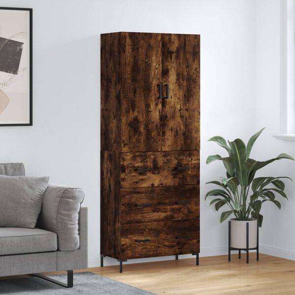 vidaXL Highboard R&auml;uchereiche 69,5x34x180 cm Holzwerkstoff