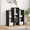 vidaXL Sideboard Schwarz Eichen-Optik 90 x 30 x 90 cm