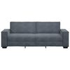 vidaXL 3-Sitzer-Sofa Dunkelgrau 220x78x84 cm Samt