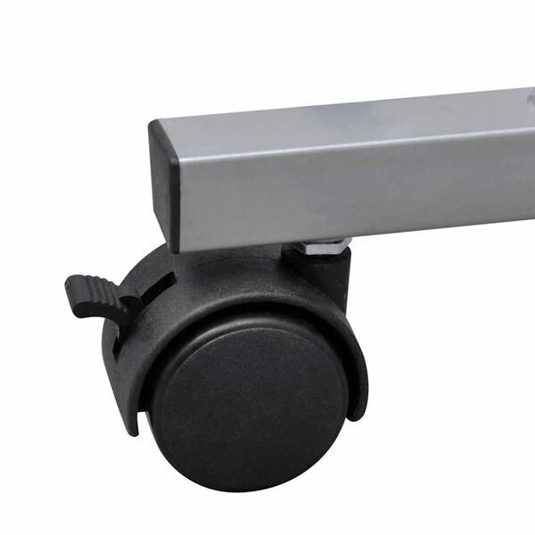 Computertisch Computerwagen PC Tisch B&uuml;rotisch Laptop auf Rollen wei&szlig;