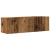 vidaXL 8-tlg. TV-Schrank-Set Wandmontage Altholz-Optik Holzwerkstoff