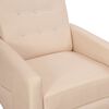 vidaXL Relaxsessel Taupe Stoff