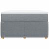 vidaXL Boxspringbett mit Matratze Hellgrau 120x200 cm Stoff