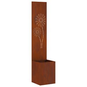 vidaXL Garten Sichtschutz-Leinwand Rostig 32 x 32 x 150 cm