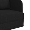 vidaXL Schlafsofa 60cm Schwarz Stoff
