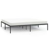 vidaXL Bettgestell Metall Schwarz 200x200 cm