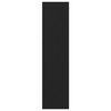 vidaXL Kleiderschrank mit Regal Schwarz Eichen-Optik 30 x 50 x 200 cm