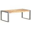 vidaXL Couchtisch 110x60x40 cm Raues Mangoholz