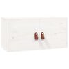 vidaXL Wandschrank Wei&szlig; 60x30x30 cm Massivholz Kiefer