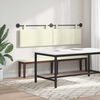 vidaXL H&auml;ngevorderseite Wandmontiert Creme 170 x 55 x 5 cm Cordstoff