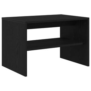 vidaXL TV-Schrank Schwarz Eichen-Optik 60x40x40 cm Holzwerkstoff