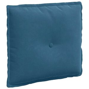 vidaXL R&uuml;ckenkissen Blau 50 x 45 cm Cordstoff