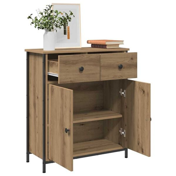vidaXL Sideboard Artisan-Eiche 70x30x80 cm Holzwerkstoff