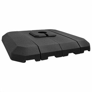 vidaXL Basis f&uuml;r Freischwinger-Sonnenschirm 130 Schwarz Quadratisch