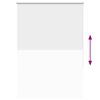 vidaXL Verdunkelungsrollo Wei&szlig; 95x150cm Stoffbreite 90,7 cm Polyester