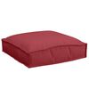 vidaXL Kissen 2 pcs Weinrot 40 x 40 x 8 cm Oxford-Stoff