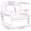 vidaXL Sofa 2 pcs Hellgrau 144 x 80 x 85 cm Stoff