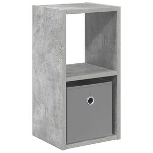 vidaXL Nachttisch Beton Grau 25,5 x 22 x 49,5 cm Holzwerkstoff