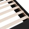 vidaXL Bettgestell Schwarz 140x190 cm Holzwerkstoff