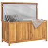 vidaXL Gartenbox 114x50x58 cm Massivholz Teak